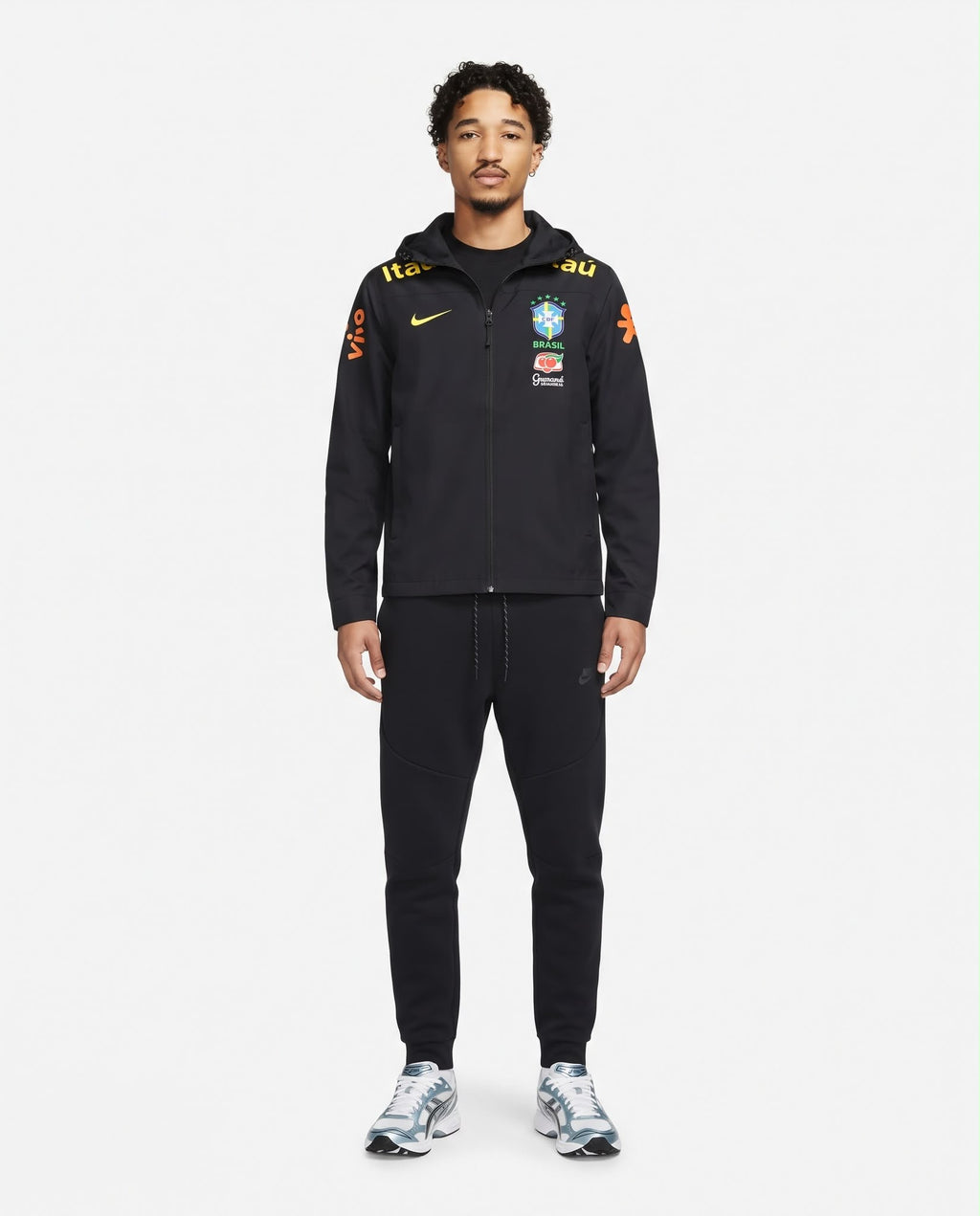 Veste à capuche Brésil – Noir
