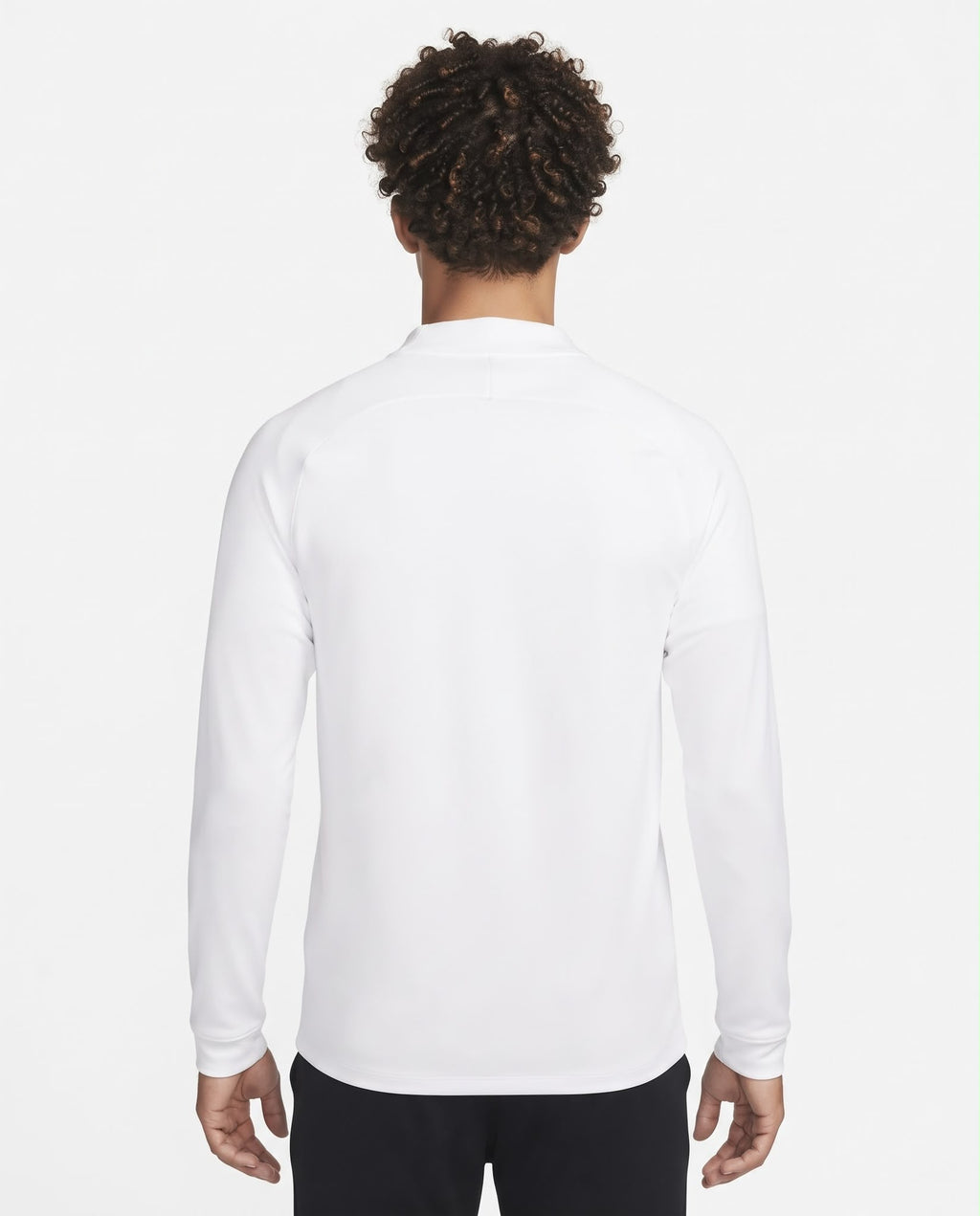 Haut d'entraînement demi-zip Brésil – Blanc