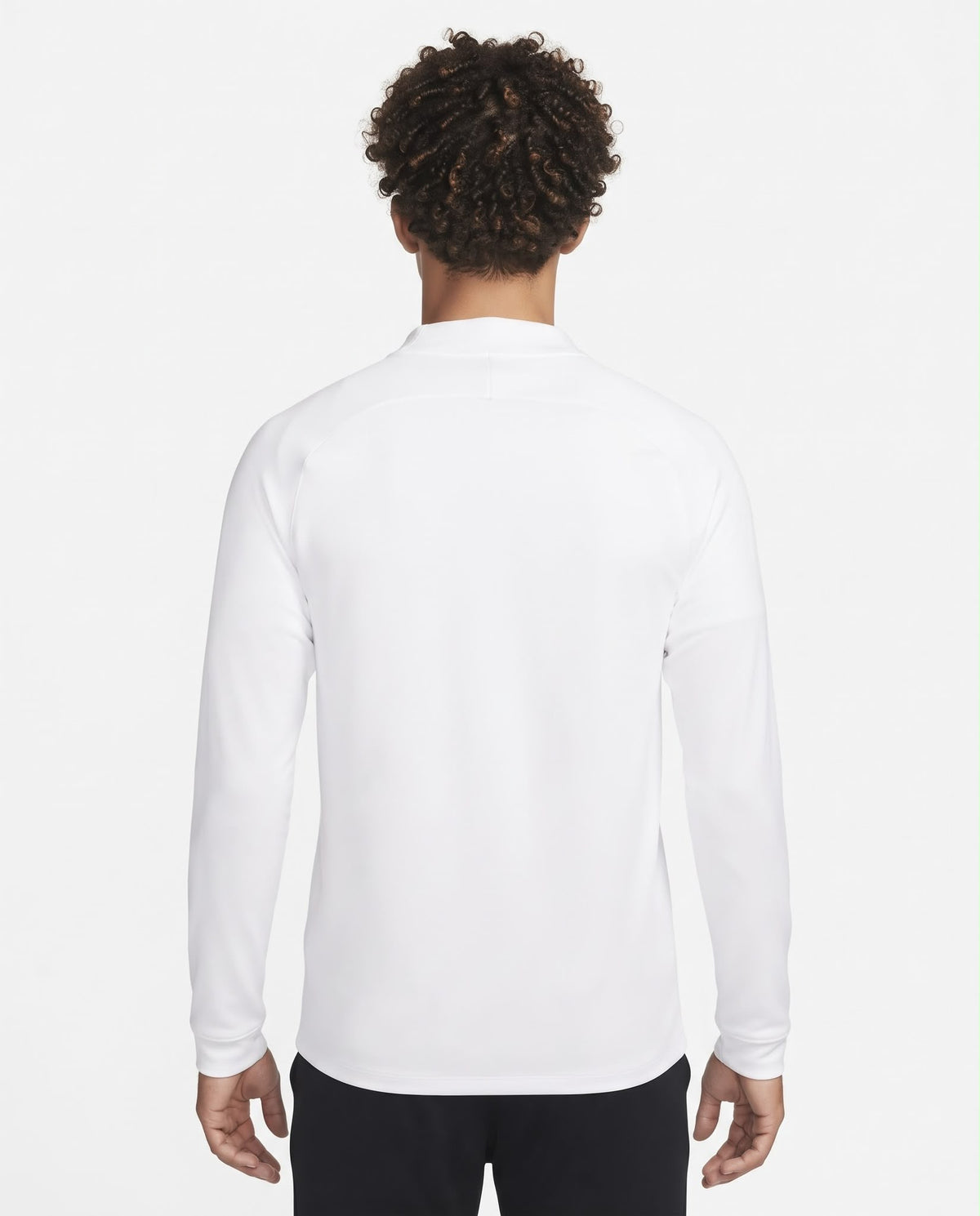 Haut d'entraînement demi-zip Brésil – Blanc
