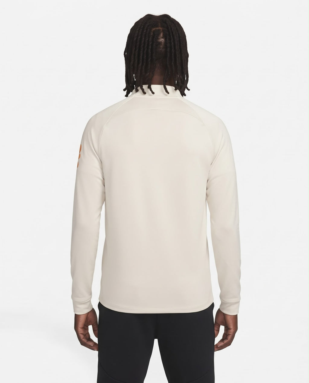 Haut d'entraînement demi-zip Brésil – Beige