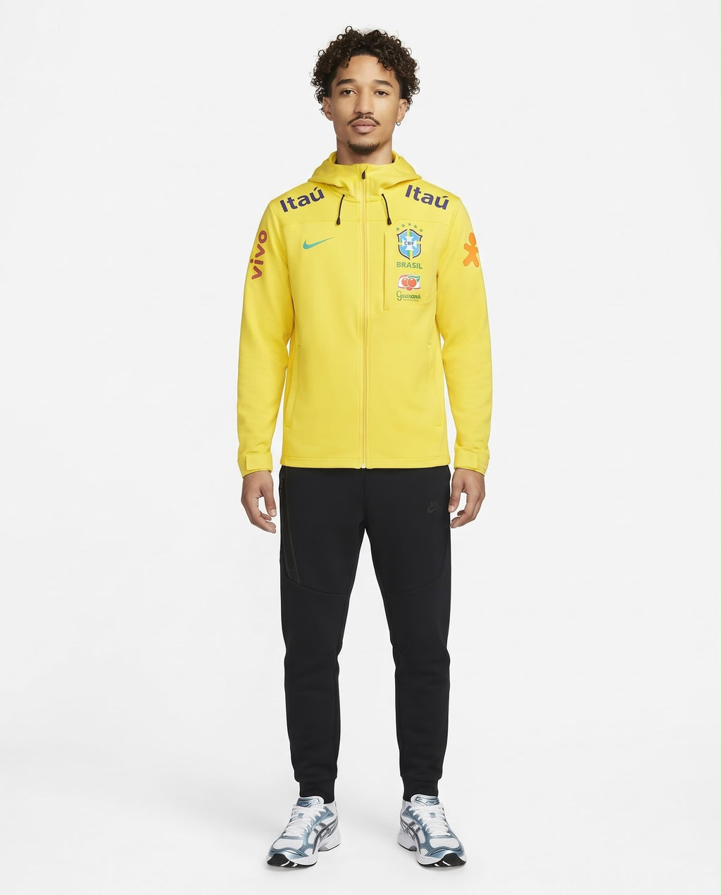 Veste à capuche Brésil – Jaune