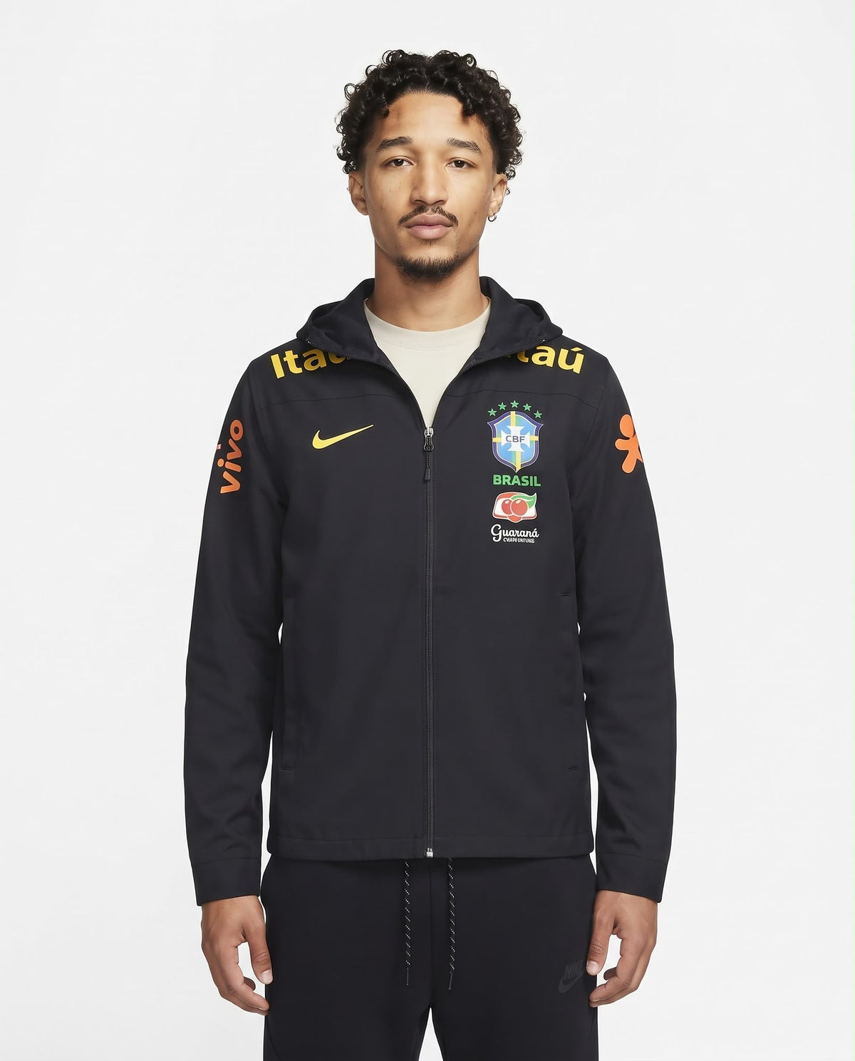 Veste à capuche Brésil – Noir
