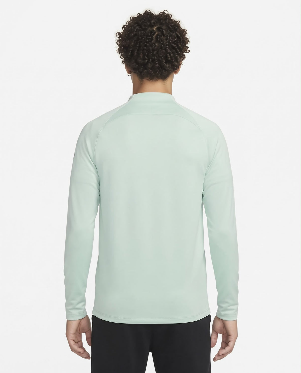 Haut d'entraînement demi-zip Brésil – Vert menthe