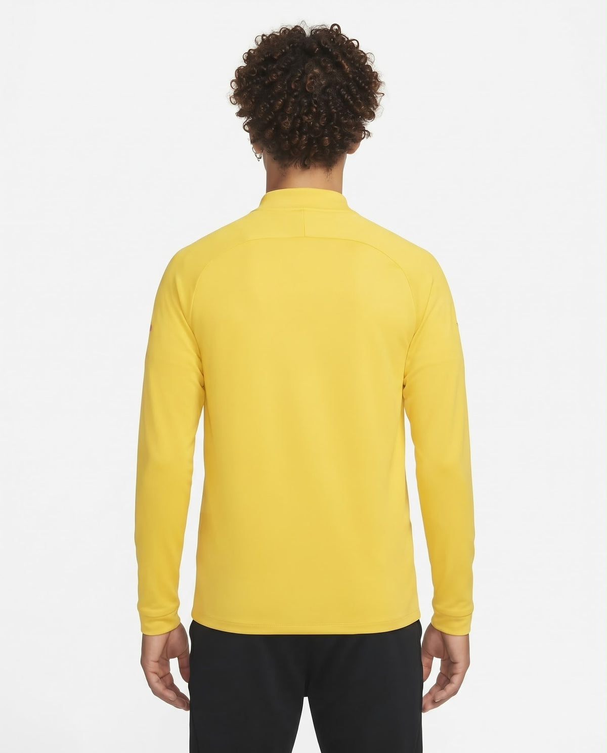 Haut d'entraînement demi-zip Brésil – Jaune